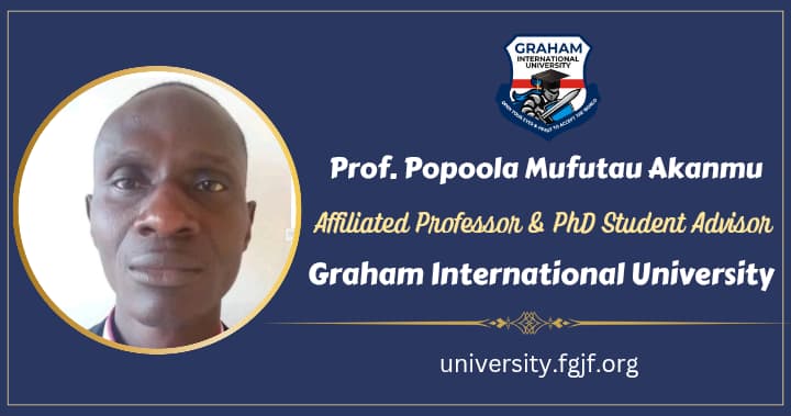 Prof. Popoola Mufutau Akanmu