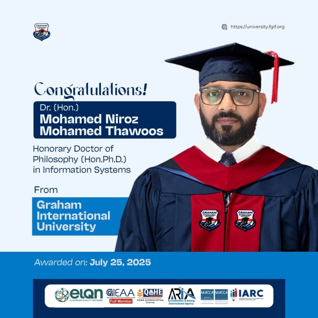 Dr. (Hon.) Mohamed Niroz Mohamed
