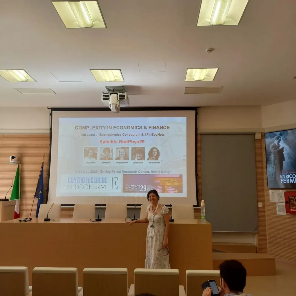 Prof. Elisabetta Prencipe Represented GIU at the 2025 FinEcoNets & Econophysics Collegium