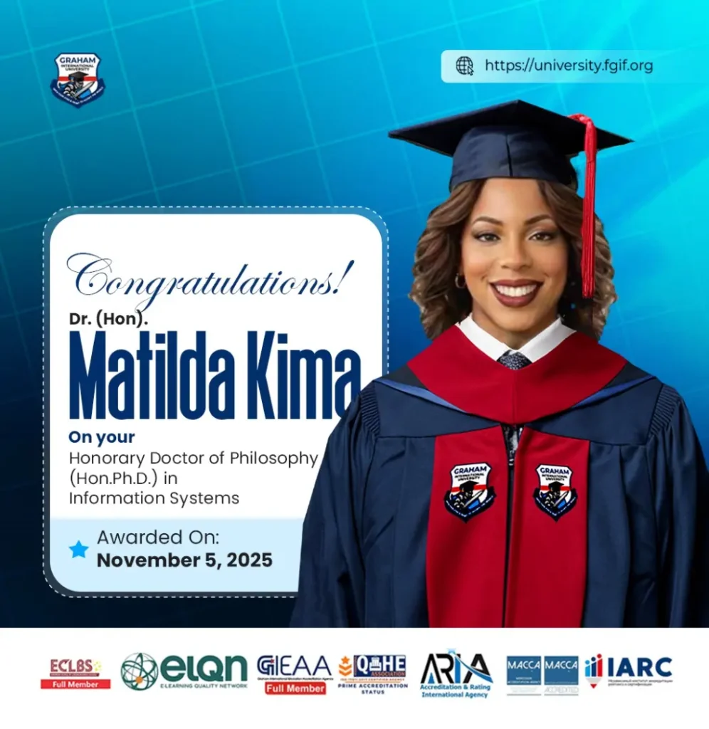Dr. (Hon). Matilda Kima